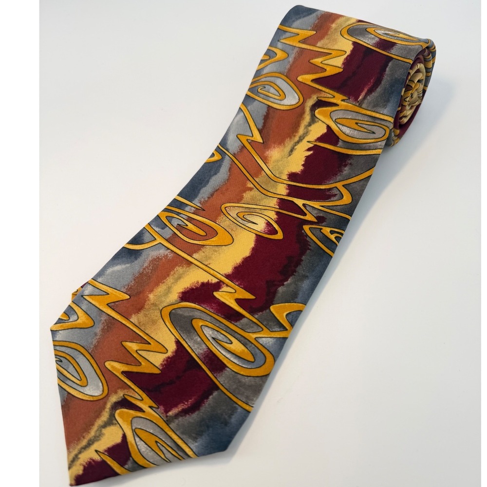Vintage Grateful Dead Electric First Set Silk Tie Mens Abstract Psychedelic 0827